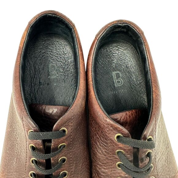 Bramfords Birchberry Dark Brown Leather Lace Up Comfort Sneakers Size 10 - Picture 6 of 6